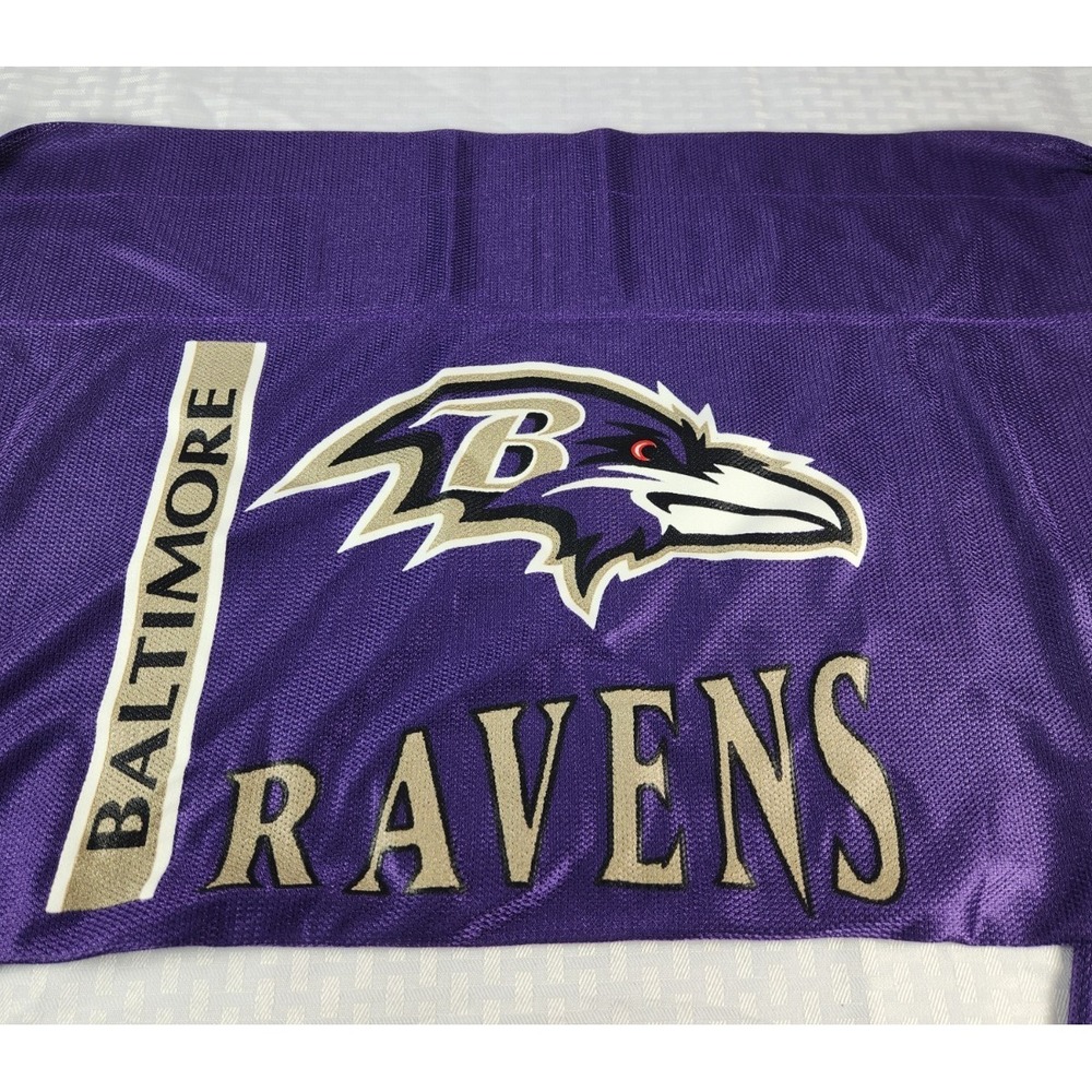 16' x 87" Valance Baltimore Ravens White/Purple NFL Football